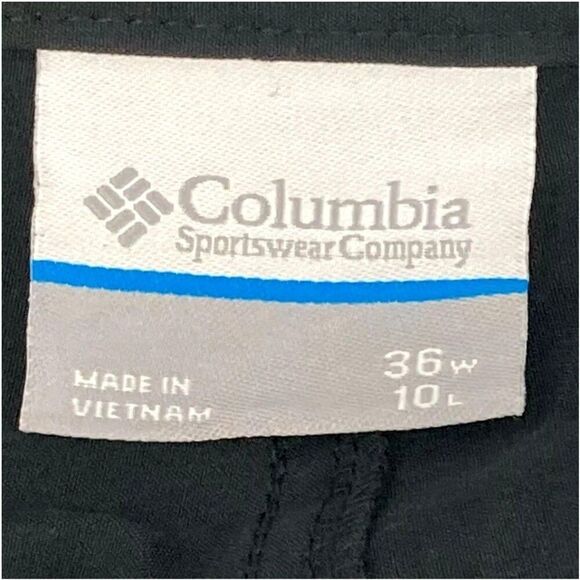 Columbia PFG Mens Omni-Shield Black Fishing Shorts Size 36 - Picture 7 of 8